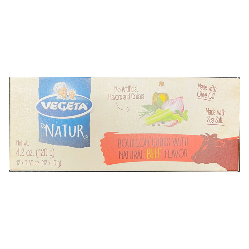 Vegeta Natur Bouillon Cubes: Beef Stock, 12 cubes, 4.2 oz | 120g