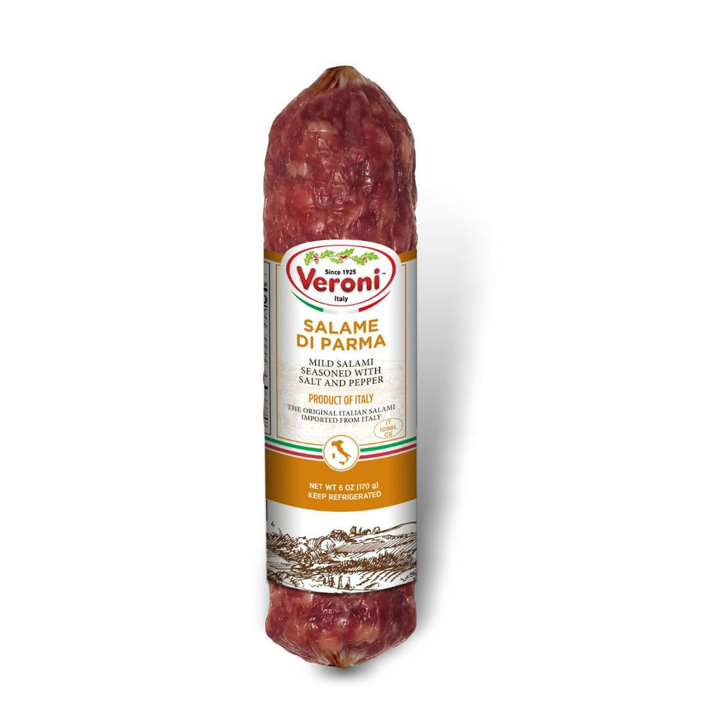 Veroni Salame Di Parma, Mild Salami, Made In Italy, 6 oz | 170 g —  Piccolo\'s Gastronomia Italiana
