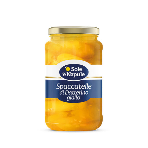 O Sole E Napule Italian Yellow Tomatoes, Spaccatelle Gialli, 17 oz | 500g