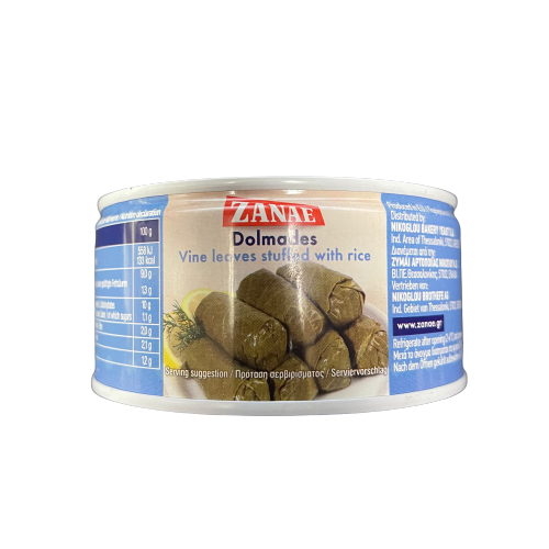 Zanae Dolmades, Vine Leaves stuffed with Rice, 10 oz | 280g