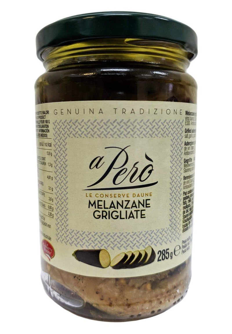 Pero Grilled Eggplants, 10 oz | 285g