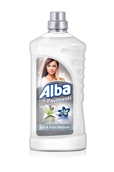 Alba Floor Cleaner, Iris and White Flowers Scent, 33.8 oz | 1000 ml