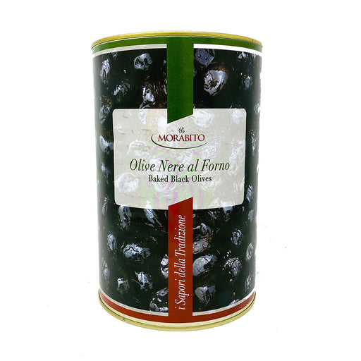 Morabito Baked Black Olives, Olive Nere al Forno, 5 lb 8 oz | 2500g