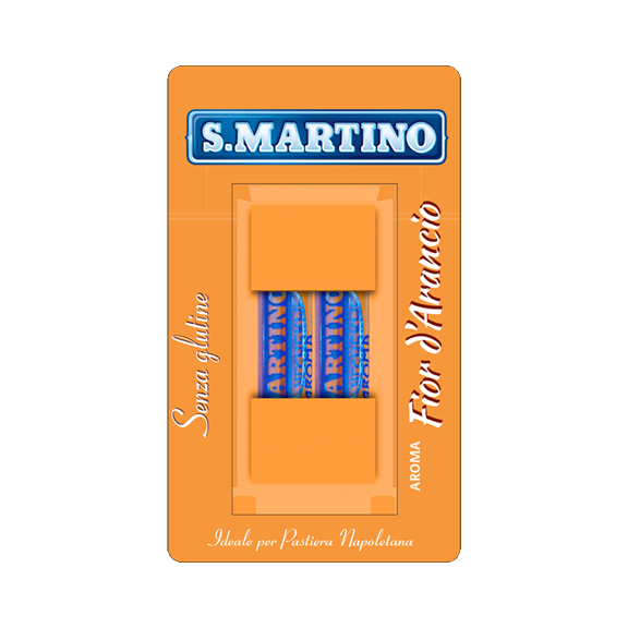 S.martino Orange Blossom Aroma, For Desserts, Aroma Fior d'Arancio, 2 x 2ml