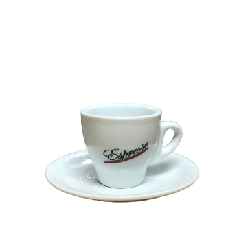 Espresso Cups/Saucers - Espresso imprinted