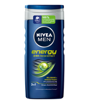 Nivea Men Shower Gel, Energy, 24H Fresh Effect, 8.5 oz | 250ml
