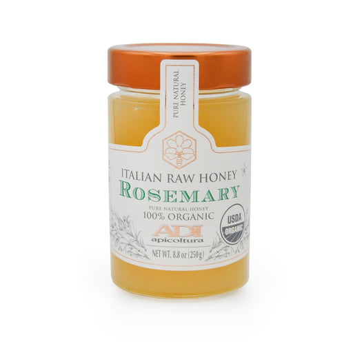 ADI Apicoltura Organic Rosemary Honey, 100% Pure Italian Honey, 8.8 oz | 250g