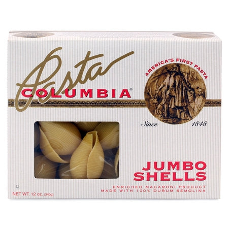 Columbia Jumbo Pasta Shells, 12 oz