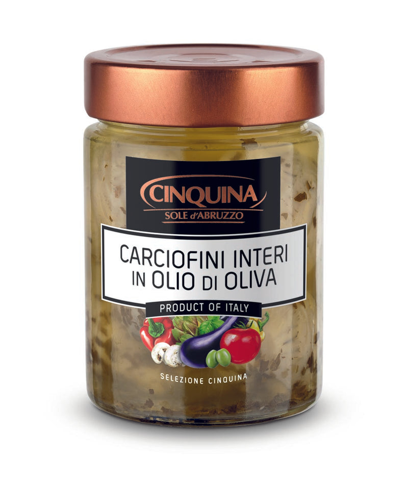 Cinquina Marinated Artichokes Hearts, 9.9 oz | 320g