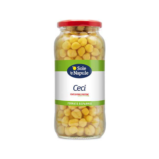 O Sole e Napule Chick Peas, Ceci Beans, 19 oz | 540g