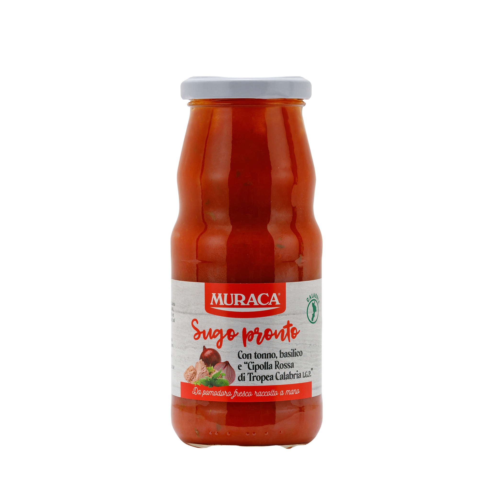 Muraca Muraca Ready Sauce with Tuna, Basil and Red Onion of Tropea Calabria P ...