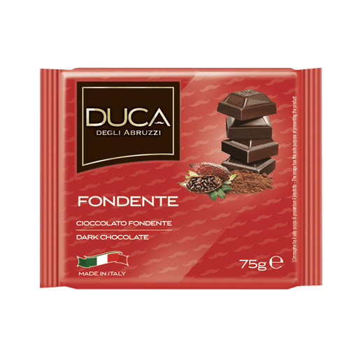 Duca Degli Abruzzi Dark Chocolate, Made in Italy, 2.65 oz | 75g