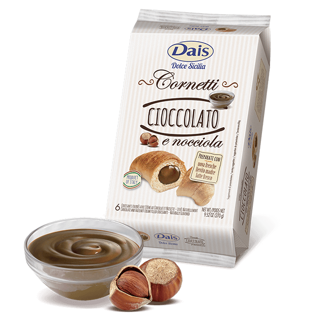 Dais Croissant with Chocolate Cream Filling, 6 Pack, 9.52 oz | 270g