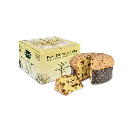 Nicola Colavolpe Panettone with Fig and Dark Chocolate, 35.27 oz | 1 KG