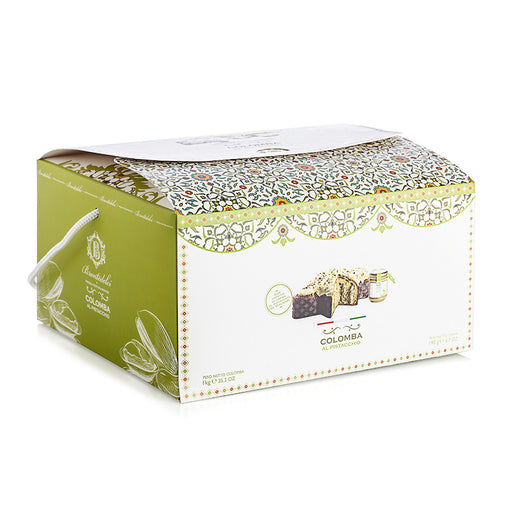 Brontedolci Colomba with a Jar of Pistachio Cream, 35.3 oz | 1 kg