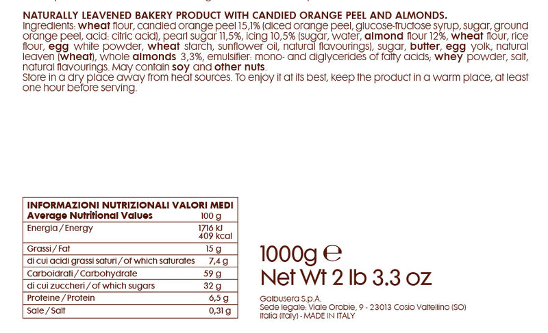 Tre Marie Colomba Tradizionale, 1000g