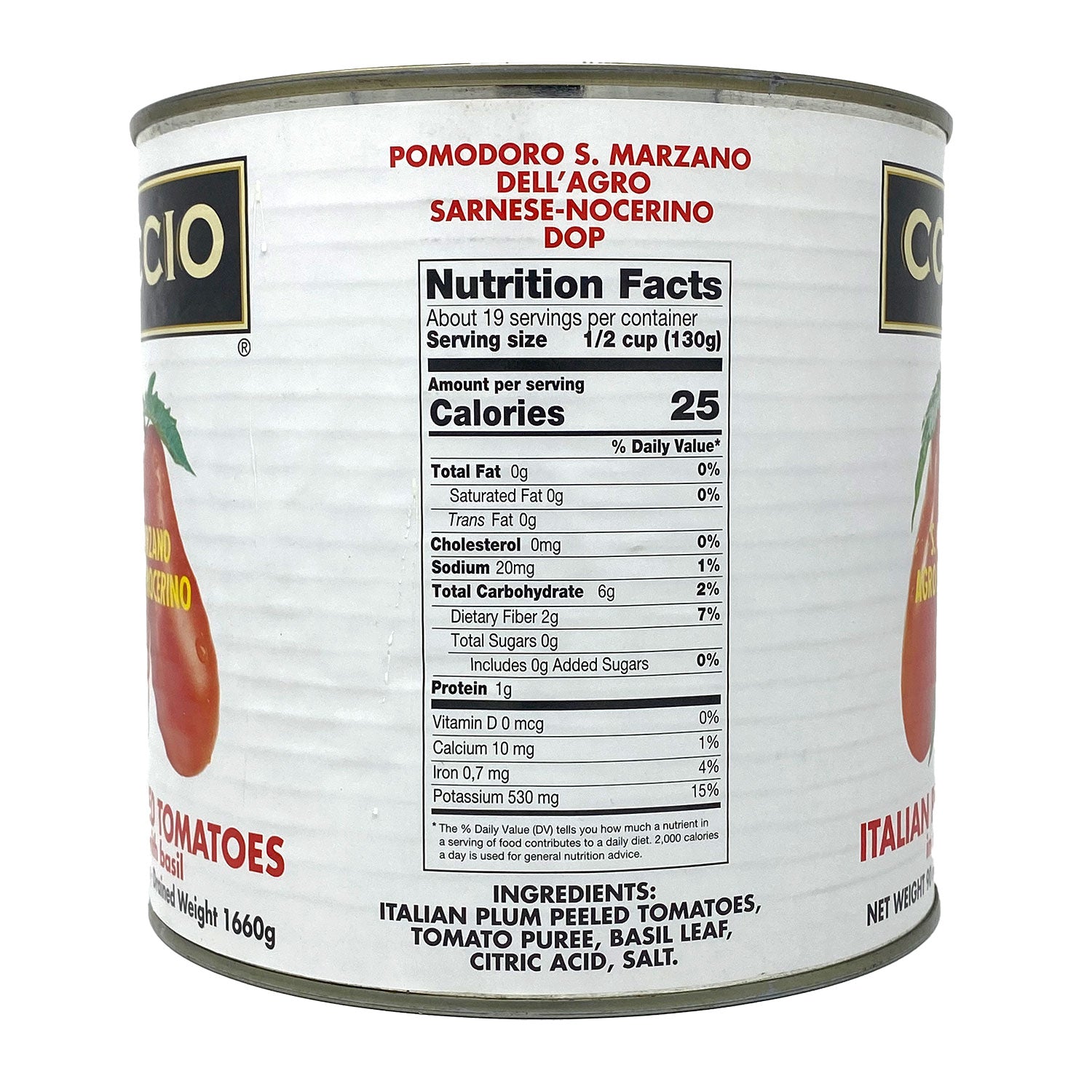 Coluccio D.O.P San Marzano Tomatoes, 90 oz | 5 lb 10oz — Piccolo's