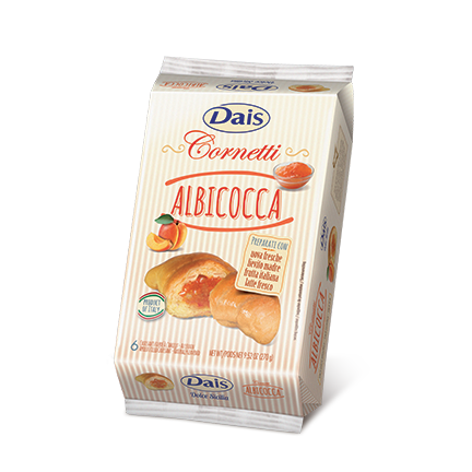 Dais Croissant with Apricot Filling, 6 Pack, 9.52 oz | 270g