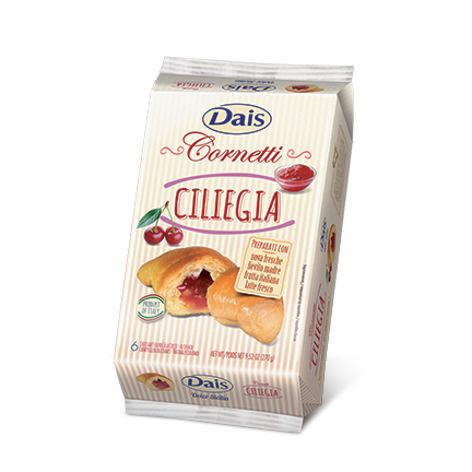 Dais Croissant with Cherry Filling, 6 Pack, 9.52 oz | 270g