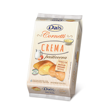 Dais Croissant with Custard Cream Filling, 6 Pack, 9.52 oz | 270g