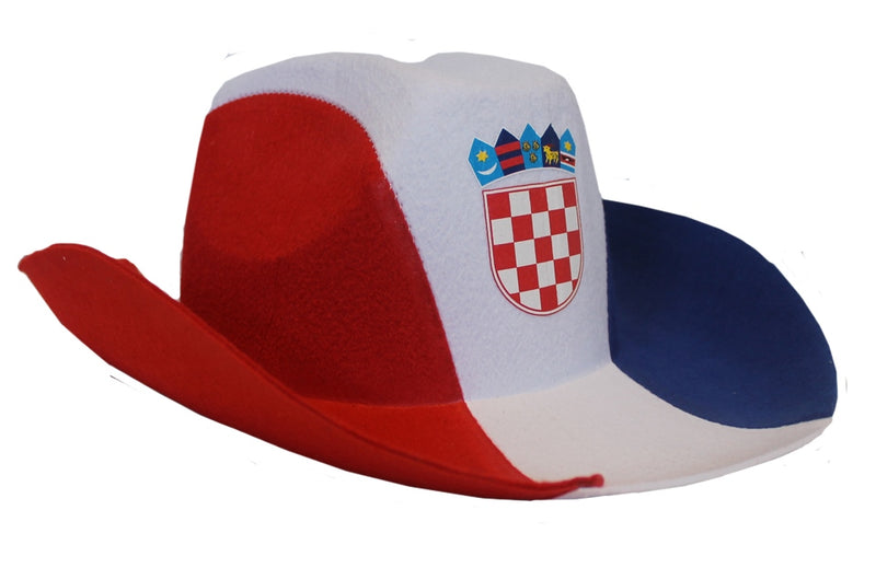 Croatia Cowboy Hat