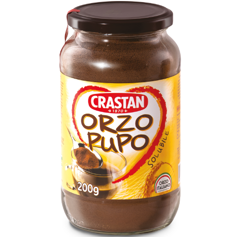 Crastan Orzo Pupo  INSTANT BARLEY COFFEE 200g Jar