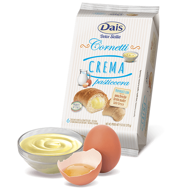 Dais Croissant with Custard Cream Filling, 6 Pack, 9.52 oz | 270g