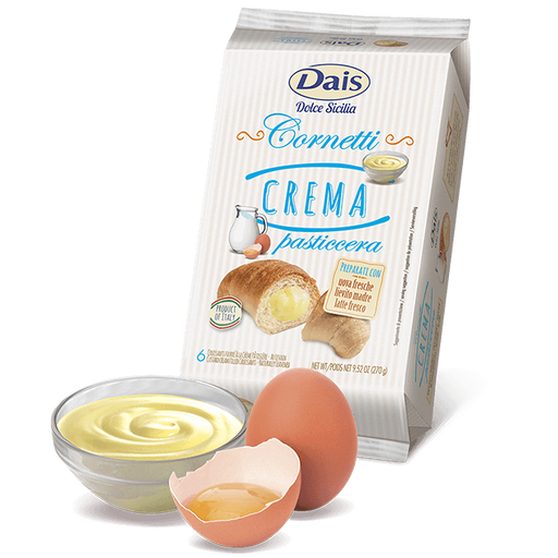 Dais Croissant with Custard Cream Filling, 6 Pack, 9.52 oz | 270g