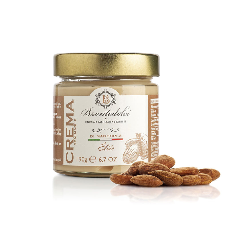 Brontedolci Cream di Mandorla, Almond Cream Elite, 6.7 oz | 190g
