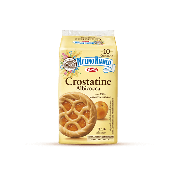 Mulino Bianco Crostatina Apricot Albicocca, 400g (10 pcs)