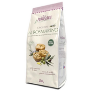 Natisani Crostini Italian Gluten Free Crackers with Rosemary, 4.58 oz | 130g