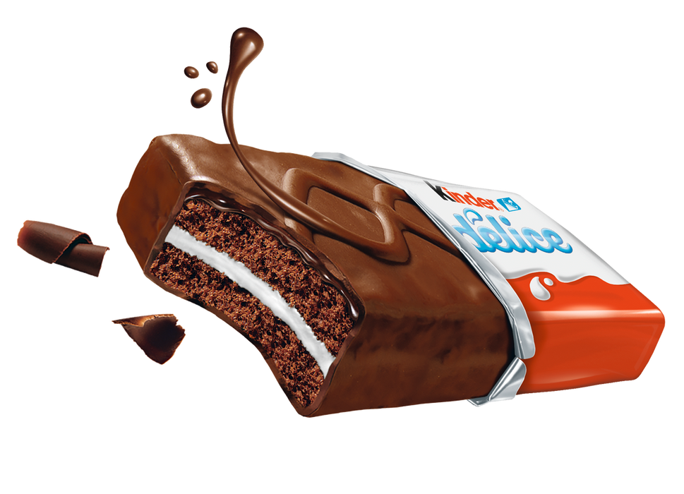 Best by 24/06/2024 Kinder Delice Chocolate Cake, Made in Italy, 10 pk