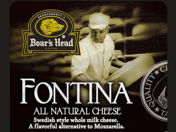 Boar's Head Fontina, All Natural Cheese, 9 oz | 255g