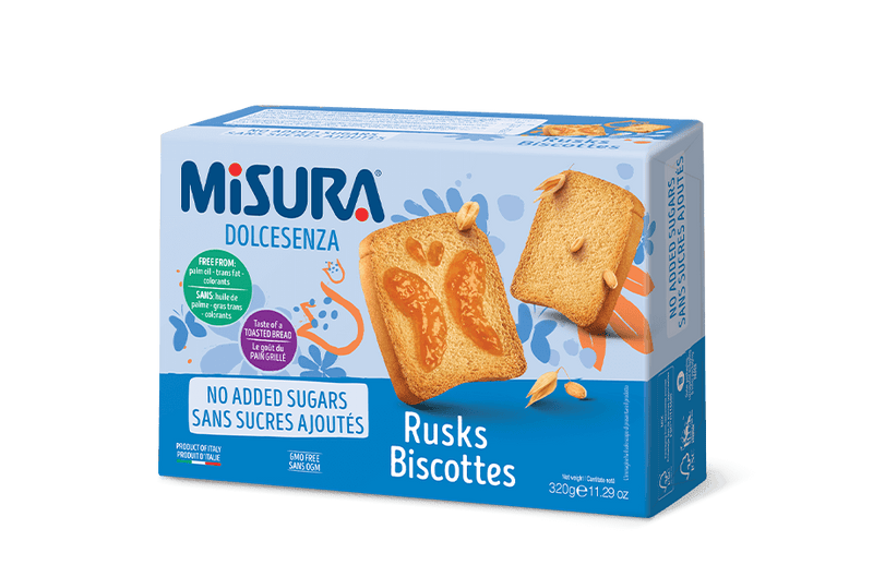 Misura Rusks Toast, No Sugar Added, 11.29 oz | 320g