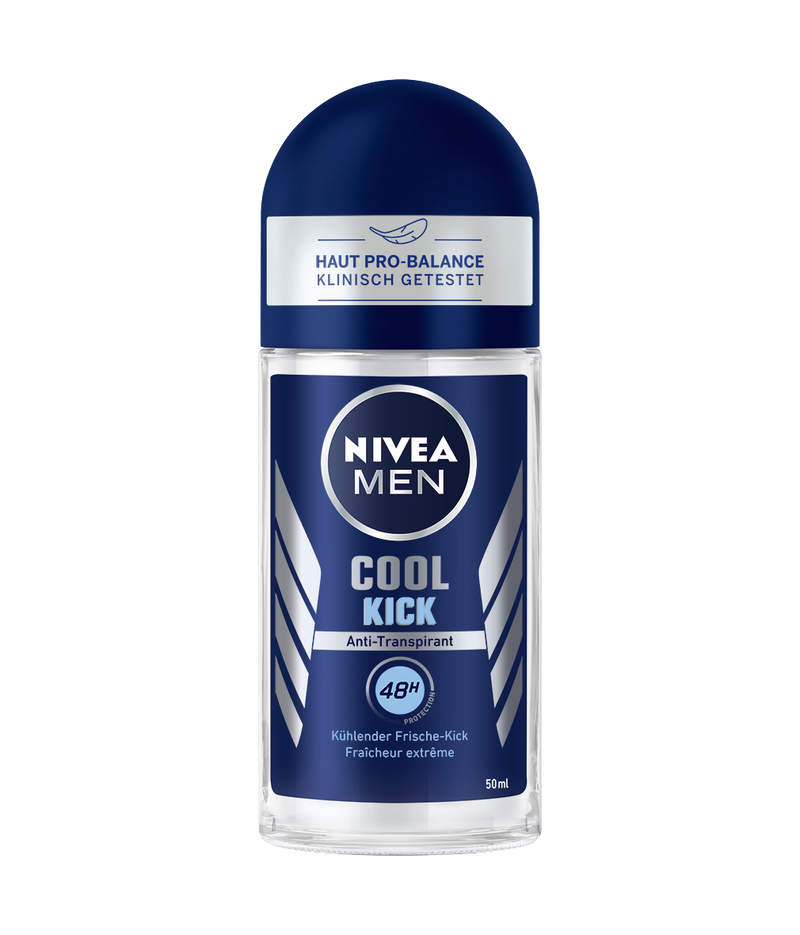 Nivea Men Cool Kick Anti-Perspirant, Deodorant Roll on, 1.6 oz | 50 ml