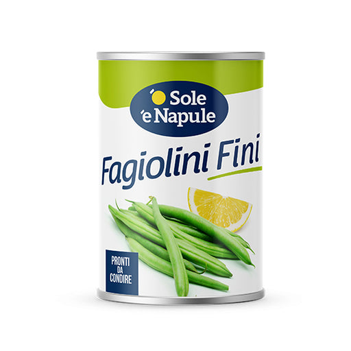 O Sole E Napule Fine String Beans, 14 oz | 400g
