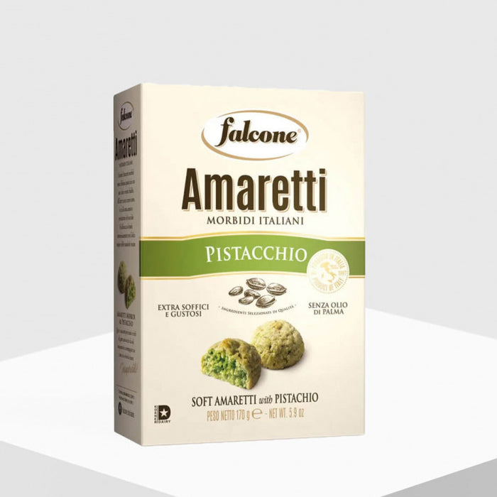 Falcone Classic Soft Amaretti With Pistachio, 5.9 oz