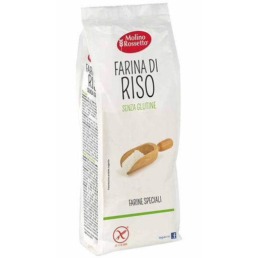 Molino Rossetto Rice Flour Gluten Free, Farina Di Riso, 17.64 oz | 500g
