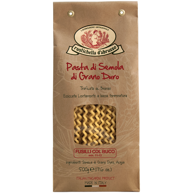 Rustichella D'Abruzzo Fusilli col Buco, 17.6 oz | 500g