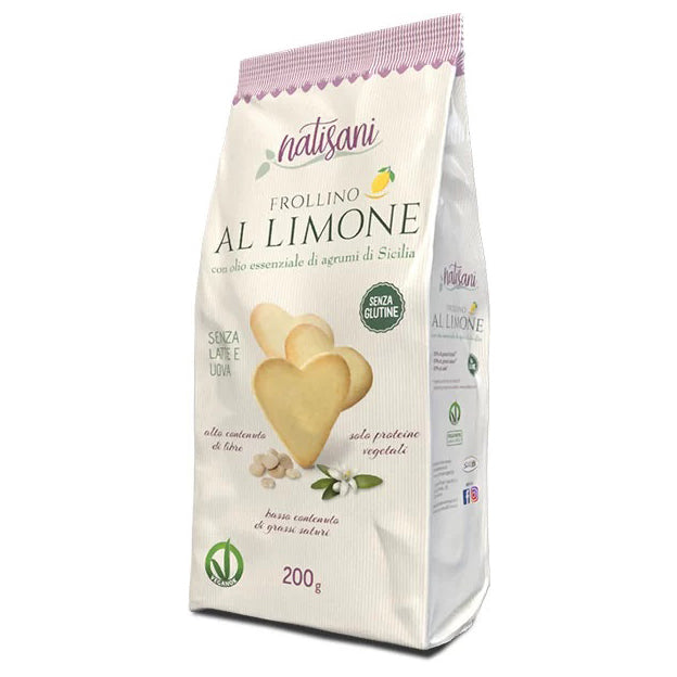 Natisani Gluten Free Sicilian Lemon Cookies, 7.05 oz | 200g