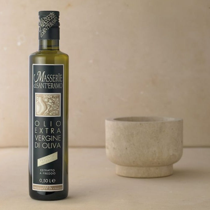 Masserie di Sant'Eramo Flavorful Extra Virgin Olive Oil, Product of Italy, 17 oz | 500ml