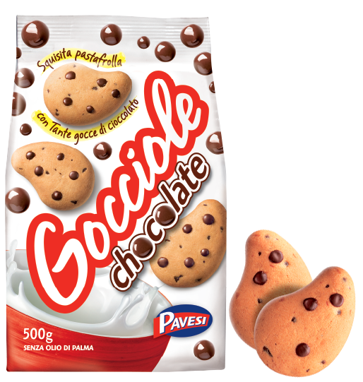 Pavesi Gocciole Chocolate, 17.5 oz - 500g