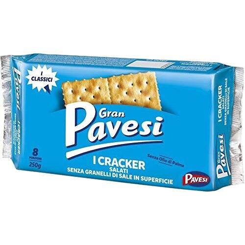 Gran Pavesi Unsalted Crackers, 8.8 oz | 250g