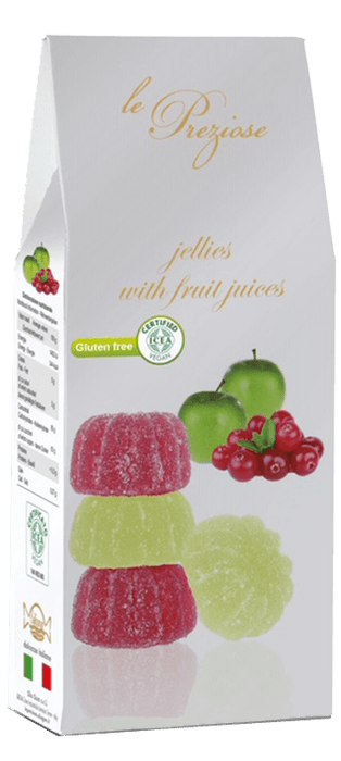 Le Preziose Jellies with Green Apple and Cranberry, 7.05 oz | 200g