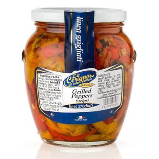 La Cerignola di una volta - Grilled Peppers Strips, 19.40 oz | 580g