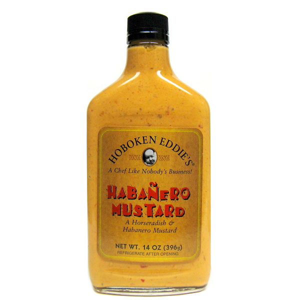 Hoboken Eddie's Habanero Mustard 14 oz