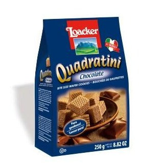 Loacker Quadratini Bite Size, Chocolate 250g
