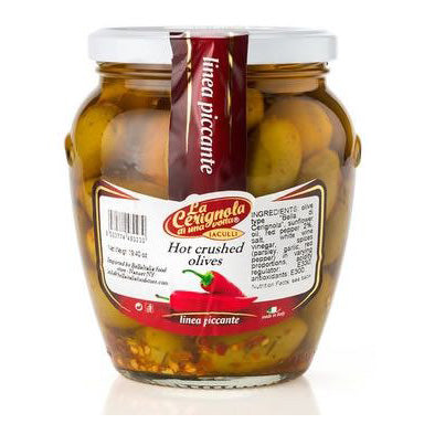 La Cerignola di una volta - Hot Crushed Olives, 19.40 oz | 580 ml