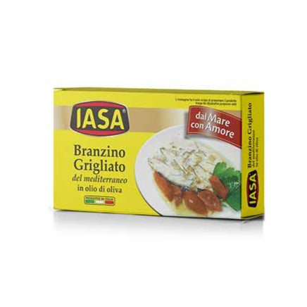 Iasa Grilled Branzino in olive oil, 5.11 oz | 145g