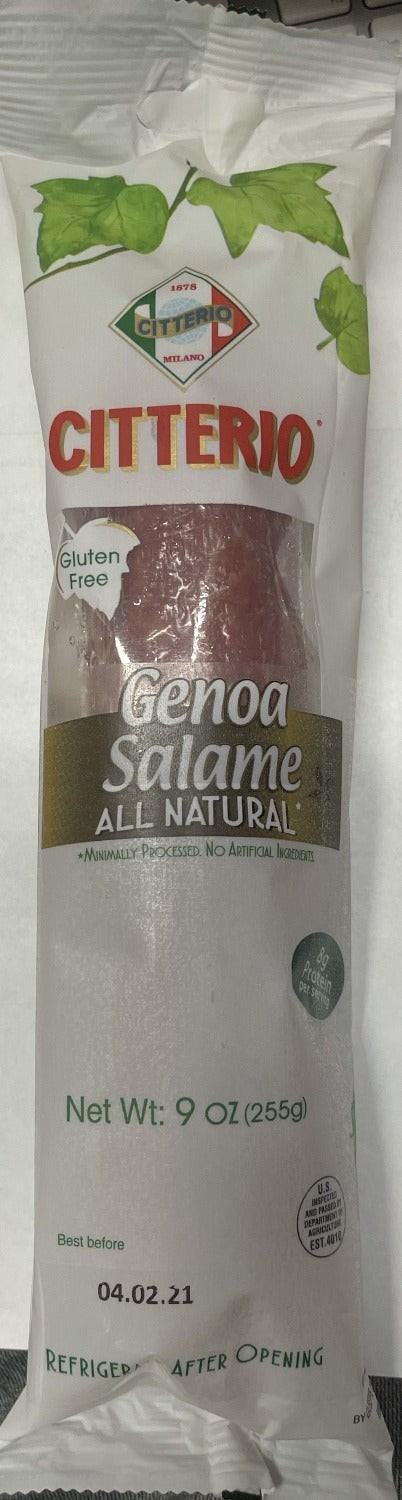 Citterio Genoa Salame, 9 oz | 255g